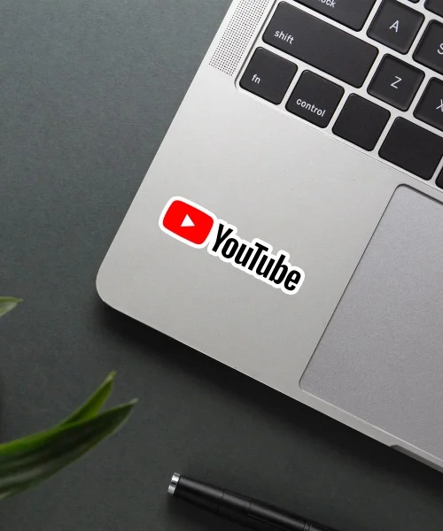 Youtube Name Logo Sticker Youtube Name Logo Sticker