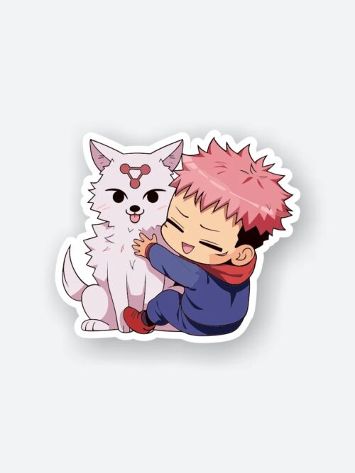 Yuji Itadori Cute Chibbi Sticker