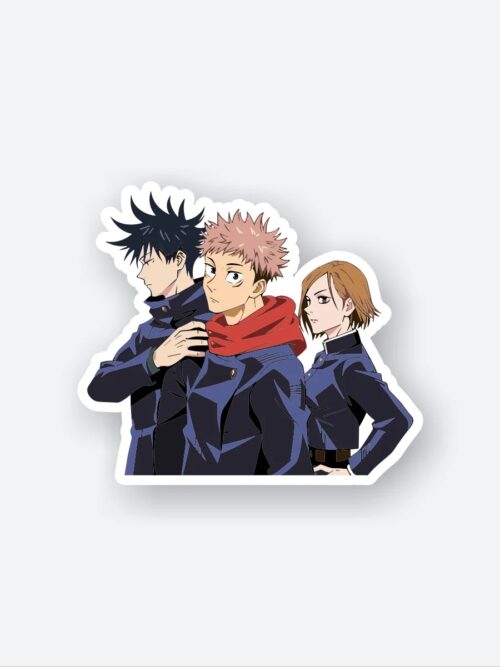 Yuji Megumi And Nobara Sticker