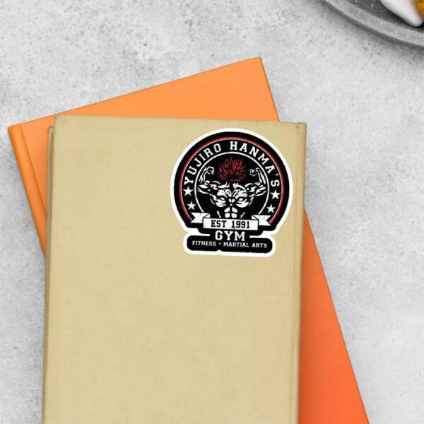 Yujiro Hanma Gym Anime Stickers
