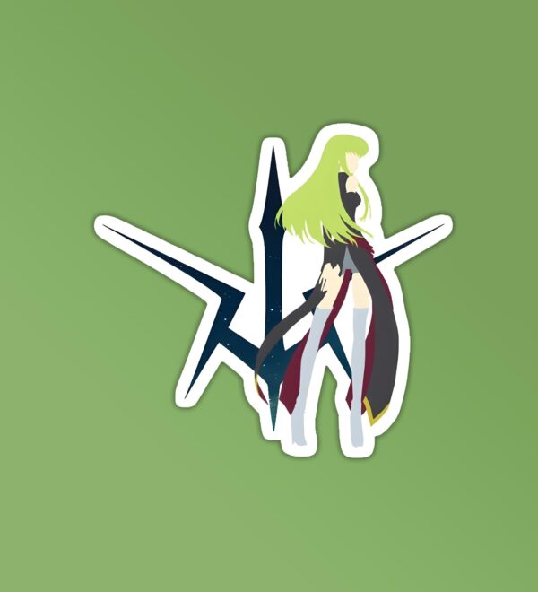Yukana Nogami Code Geass Laptop Mobile Stickers Yukana Nogami Code Geass Laptop Mobile Stickers