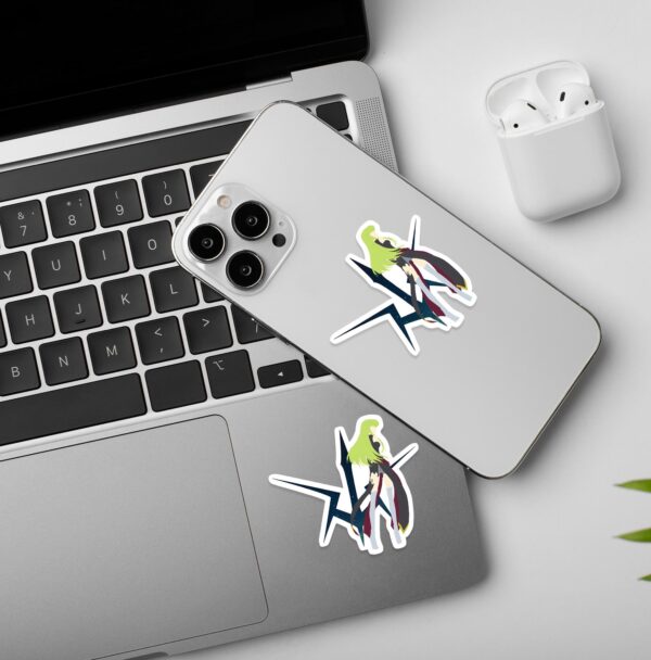 Yukana Nogami Code Geass Laptop Mobile Stickers Yukana Nogami Code Geass Laptop Mobile Stickers