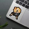Zenitsu Attack Kimetsu No Yaiba Sticker