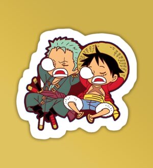 Zoro Luffy One Piece Sticker Zoro Luffy One Piece Sticker