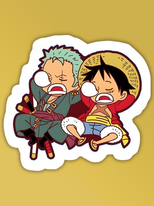 Zoro Luffy One Piece Sticker