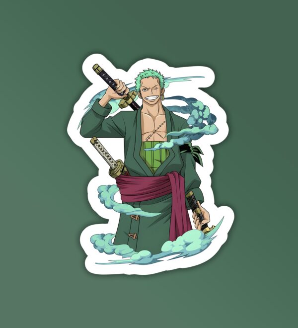 Zoro One Piece Sticker Zoro One Piece Sticker