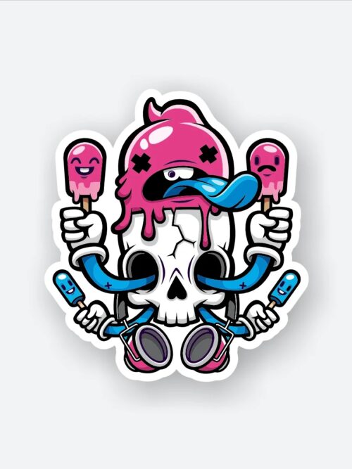 Eye Pop Sicle Sticker