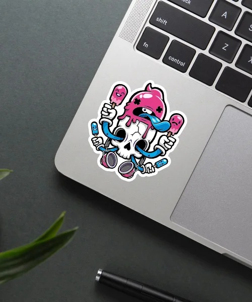 Eye Pop Sicle Sticker