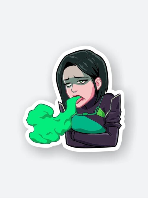 Grumpy Viper Valorant Sticker
