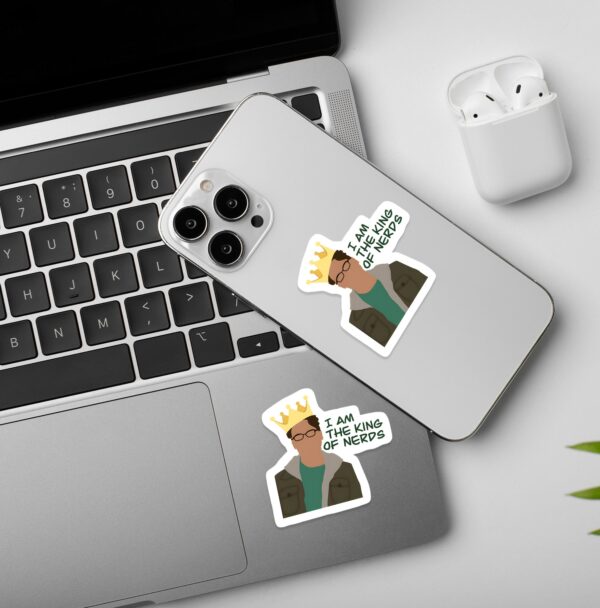 King Of Nerds BBT Laptop Mobile Sticker King Of Nerds BBT Laptop Mobile Sticker