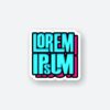 Lorem Ipsum Sticker