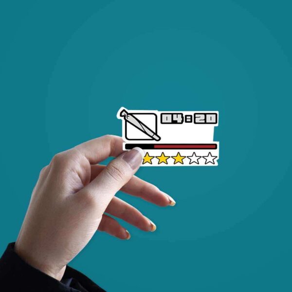 Weed GTA Sticker
