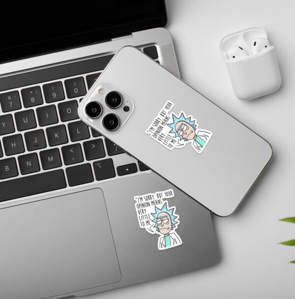 Your Opinion Means Nothing Laptop Mobile Sticker Your Opinion Means Nothing Laptop Mobile Sticker