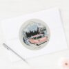 Now Entering Derry Classic Round Sticker