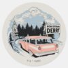 Now Entering Derry Classic Round Sticker