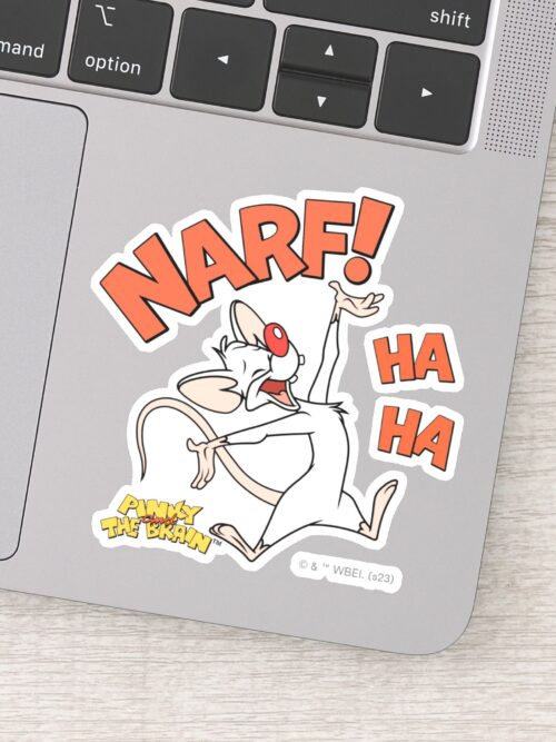 Pinky And The Brain   Pinky  Narf  Sticker