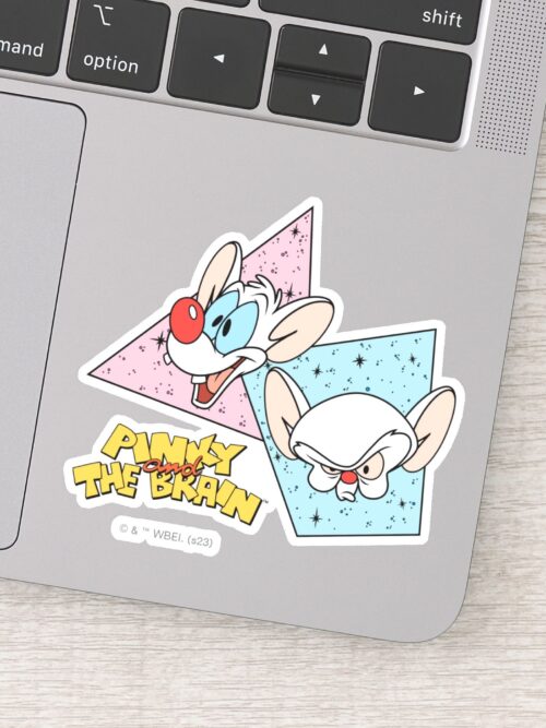 Pinky And The Brain   Retro Character Graphics Sticker
