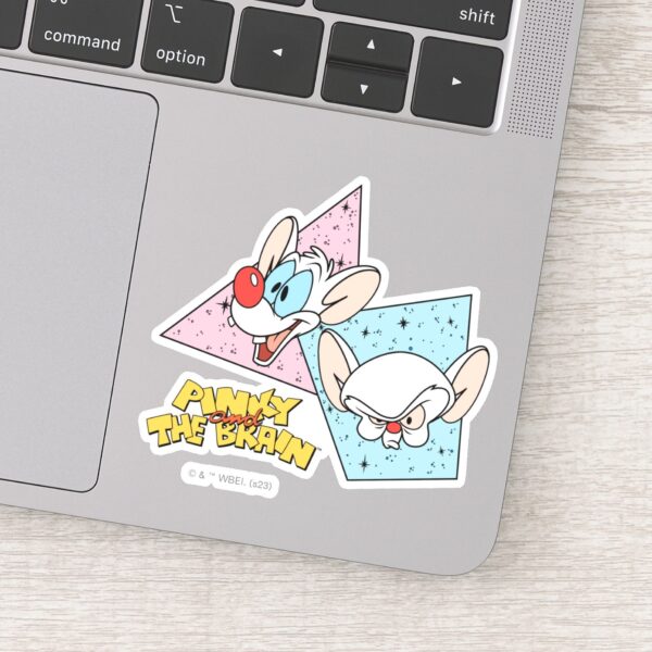 Pinky And The Brain   Retro Character Graphics Sticker