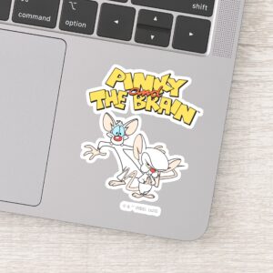 Pinky_and_the_Brain___Show_Logo_Sticker_14 Pinky And The Brain   Show Logo Sticker
