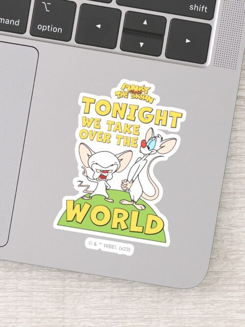 Pinky And The Brain   Take Over The World Sticker