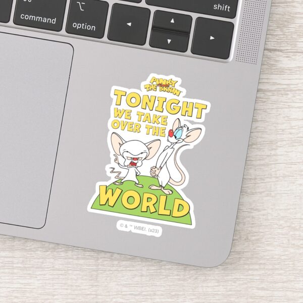 Pinky And The Brain   Take Over The World Sticker