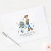 2 Infinity And Beyond Toy Story Birthday Thank You Square Sticker