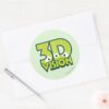 3D_Vision_Classic_Round_Sticker_3 3D Vision Classic Round Sticker