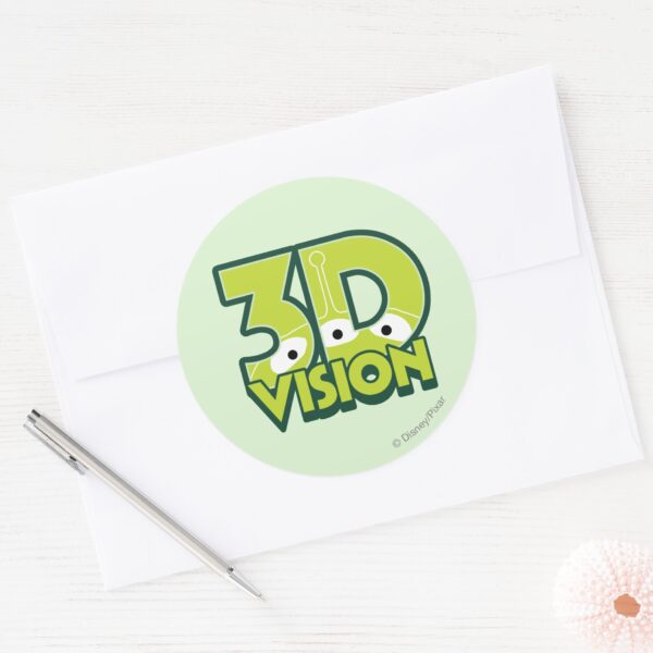 3D_Vision_Classic_Round_Sticker_3 3D Vision Classic Round Sticker