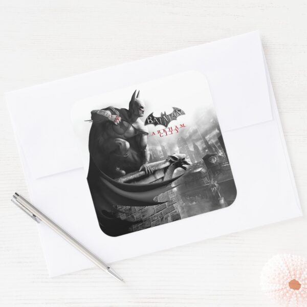 AC_Poster_-_Batman_Gargoyle_Ledge_Square_Sticker_3 AC Poster Batman Gargoyle Ledge Square Sticker