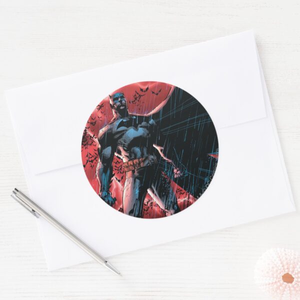 A_Thousand_Bats_Classic_Round_Sticker_3 A Thousand Bats Classic Round Sticker