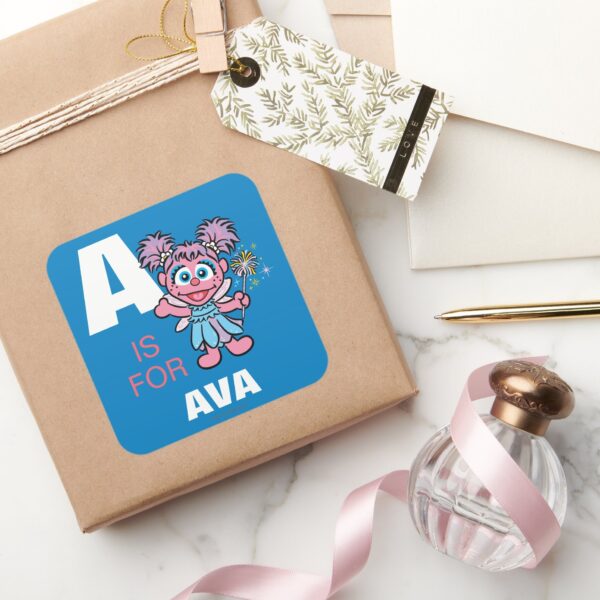 A_is_for_Abby_Cadabby___Add_Your_Name_Square_Sticker_5 A Is For Abby Cadabby Add Your Name Square Sticker