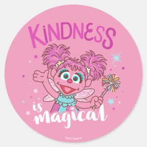 Abby_Cadabby_-_Kindness_is_Magical_Classic_Round_Sticker_1 Abby Cadabby Kindness Is Magical Classic Round Sticker