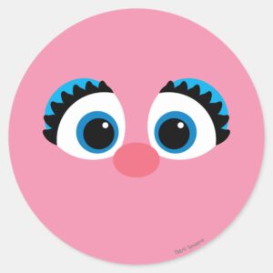 Abby_Cadabby_Big_Face_Classic_Round_Sticker_1 Abby Cadabby Big Face Classic Round Sticker