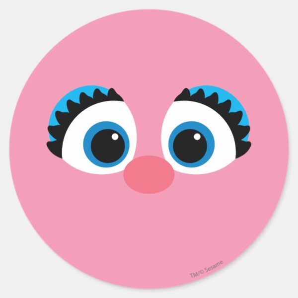 Abby_Cadabby_Big_Face_Classic_Round_Sticker_1 Abby Cadabby Big Face Classic Round Sticker