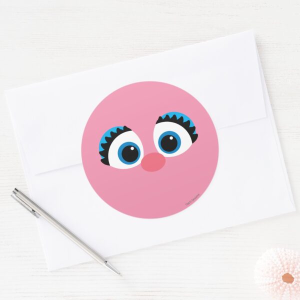 Abby_Cadabby_Big_Face_Classic_Round_Sticker_3 Abby Cadabby Big Face Classic Round Sticker
