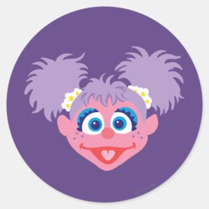 Abby_Cadabby_Face_Classic_Round_Sticker_1 Abby Cadabby Face Classic Round Sticker