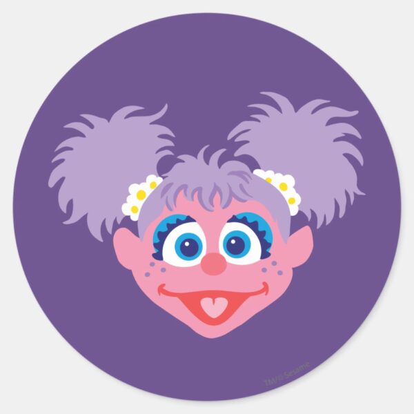 Abby_Cadabby_Face_Classic_Round_Sticker_1 Abby Cadabby Face Classic Round Sticker