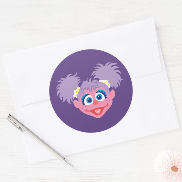Abby_Cadabby_Face_Classic_Round_Sticker_3 Abby Cadabby Face Classic Round Sticker