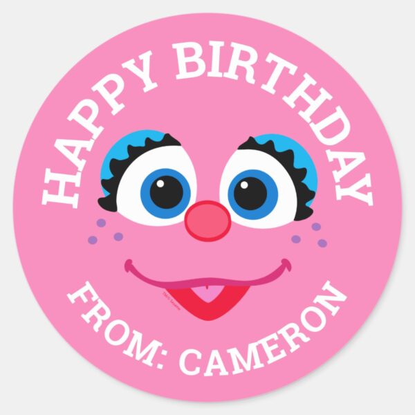 Abby_Cadabby_Face___Happy_Birthday_Gift_Tag_1 Abby Cadabby Face Happy Birthday Gift Tag