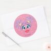 Abby_Cadabby_Fur_Face_Pattern_Classic_Round_Sticker_3 Abby Cadabby Fur Face Pattern Classic Round Sticker