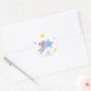 Abby_Cadabby_Party_Star_Pattern_Classic_Round_Sticker_3 Abby Cadabby Party Star Pattern Classic Round Sticker