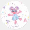 Abby_Cadabby_Sparkle_Pattern_Classic_Round_Sticker_1 Abby Cadabby Sparkle Pattern Classic Round Sticker