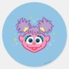 Abby_Smiling_Face_Classic_Round_Sticker_1 Abby Smiling Face Classic Round Sticker
