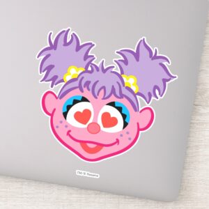 Abby Smiling Face With Heart Shaped Eyes Sticker