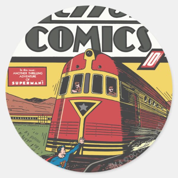 Action_Comics_-_June_1939_Classic_Round_Sticker_1 Action Comics June 1939 Classic Round Sticker