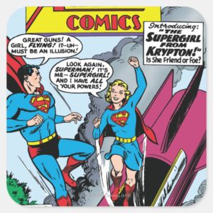 Action Comics 252 Square Sticker