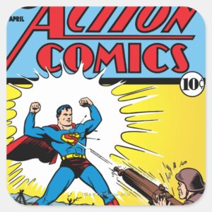 Action Comics 35 Square Sticker