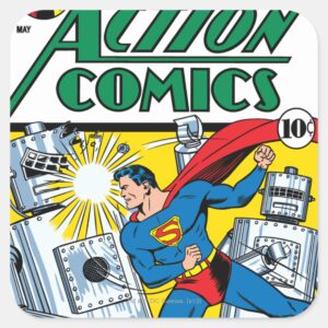 Action Comics 36 Square Sticker