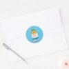 Adventure Time BMO Jake Finn Classic Round Sticker
