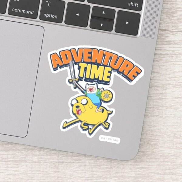 Adventure_Time___Finn_Riding_Jake_Sticker_14 Adventure Time Finn Riding Jake Sticker